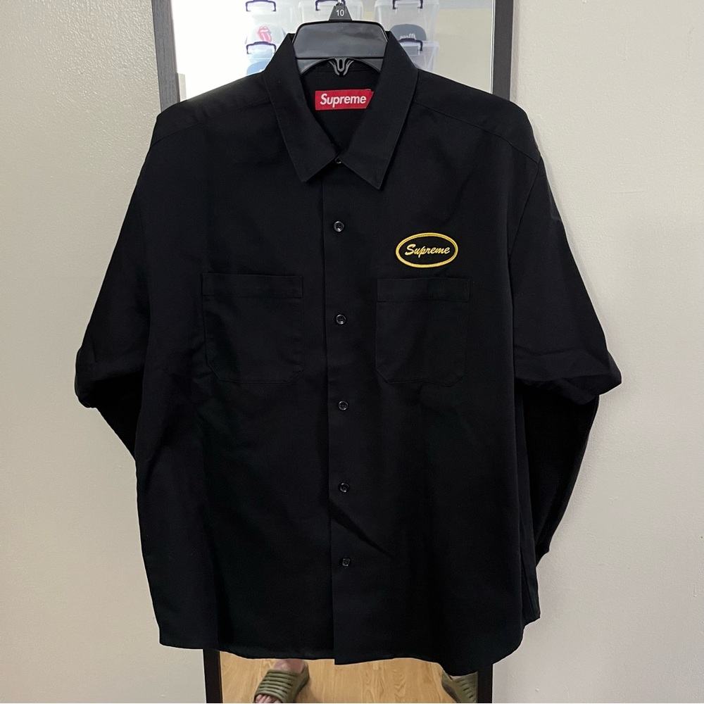 SUPREME THERMAL LONG SLEEVE WORK SHIRT